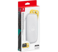 Для Nintendo Switch (б/у): Фирменный чехол и защитная плёнка на экран для Nintendo Switch Lite *diskont (б/у)