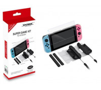 Для Nintendo Switch (б/у): Набор аксессуаров Super Game Kit DOBE (TNS-1880) 5в1 для Nintendo Switch *diskont (б/у)