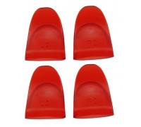 Для PS4 (б/у): 4 накладки на триггеры для DualShock 4 (красные) *diskont (б/у)