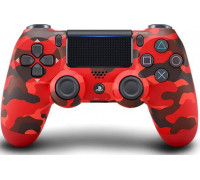 Для PS4: Геймпад Sony DualShock 4 V2 Red Camouflage (красный камуфляж)