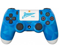 Для PS4 (б/у): Кастомизированный геймпад Sony DualShock 4 V2 ФК ЗЕНИТ ;Северное сияние; *diskont (б/у)