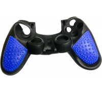 Для PS4: Силиконовый чехол для геймпада Non-Slip Sony DualShock 4 (чёрный-синий)