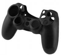 Для PS4 (б/у): Силиконовый чехол для геймпада Sony DualShock 4 (чёрный) *diskont (б/у)