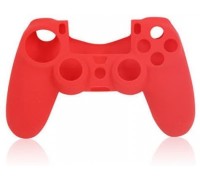 Для PS4 (б/у): Силиконовый чехол для геймпада Sony DualShock 4 (красный) *diskont (б/у)