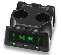 Для PS4 (б/у): Зарядная станция iPega c индикатором заряда для 2-х DualShock 4 и PS Move *diskont (б/у)