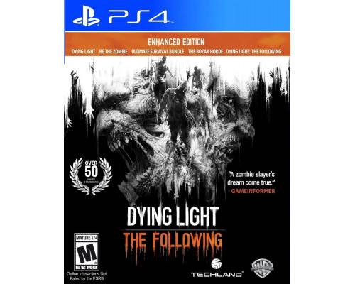 Игра PS4: Dying Light: The Following Enhanced Edition (русская версия)
