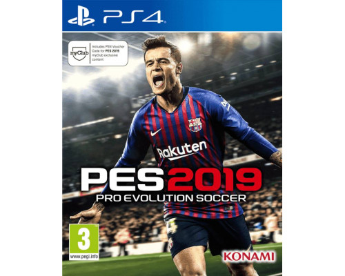 Игра PS4 (б/у): Pro Evolution Soccer 2019 (PES 19) (русская версия) *diskont (б/у)