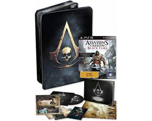 Игра PS3 (б/у): Assassin's Creed 4 (IV): Черный флаг (Black Flag) Skull Edition Русская Версия  *diskont (б/у)