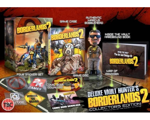 Игра PS3 (б/у): Borderlands 2 Deluxe Vault Hunter's Коллекционное издание (Collector’s Edition)  *diskont (б/у)