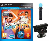 Игра PS3 (б/у): DanceStar Party Hits Русская Версия + Контроллер движений PlayStation Move + Камера PlayStation Eye  *diskont (б/у)