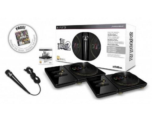 Игра PS3 (б/у): DJ Hero 2 Party Bundle (2 контроллера + микрофон + Игра PS3 (б/у): DJ Hero 2 + Игра PS3 (б/у): DJ Hero)  *diskont (б/у)