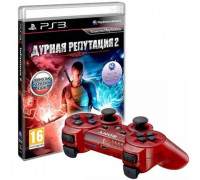 Игра PS3 (б/у): Дурная репутация 2 (inFamous 2) (Platinum) Русская Версия + Контроллер DualShock 3 Красный (Crimson Red)  *diskont (б/у)