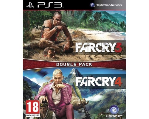 Игра PS3 (б/у): Far Cry 3 + Far Cry 4  *diskont (б/у)