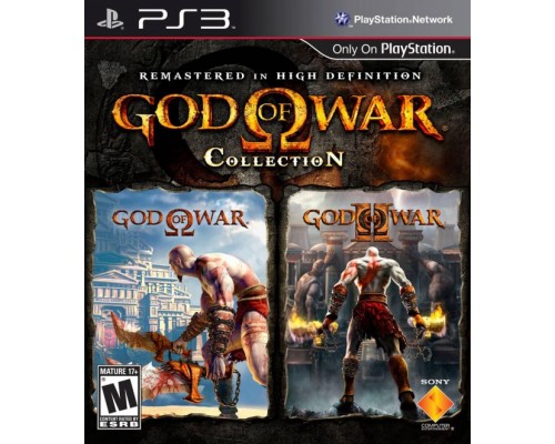 Игра PS3 (б/у): God of War (Бог войны) Collection 1 (God of War 1 и God of War 2 (II)) US Version  *diskont (б/у)
