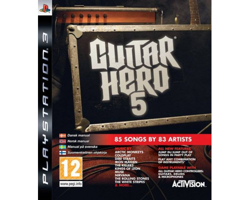Игра PS3 (б/у): Guitar Hero: 5  *diskont (б/у)