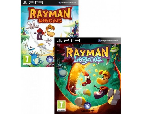 Игра PS3 (б/у): Комплект игр Rayman Legends + Rayman Origins Русская версия PS3) *diskont (б/у)