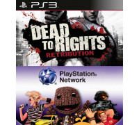 Игра PS3 (б/у): Комплект PSN Card 1000 + Dead to Rights: Retribution  *diskont (б/у)