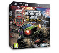 Игра PS3 (б/у): Monster Jam: Path of Destruction (Игра PS3 (б/у): + руль)  *diskont (б/у)