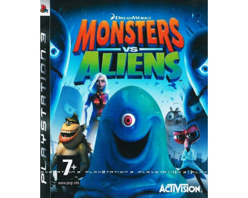 Игра PS3 (б/у): Monsters vs. Aliens (Монстры против пришельцев)  *diskont (б/у)