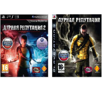 Игра PS3 (б/у): Набор из 2 игр Дурная Репутация (inFamous) Русская Версия и Дурная репутация 2 (inFamous 2) Русская Версия  *diskont (б/у)
