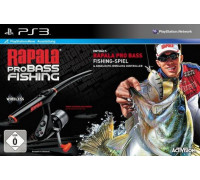 Игра PS3 (б/у): Rapala Pro Bass Fishing + Аксессуар удочка, поддерживает PlayStation Move  *diskont (б/у)