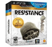 Игра PS3 (б/у): Resistance Collection (Resistance Fall of Man + Resistance 2 + Resistance 3) c поддержкой 3D для PlayStation Move  *diskont (б/у)