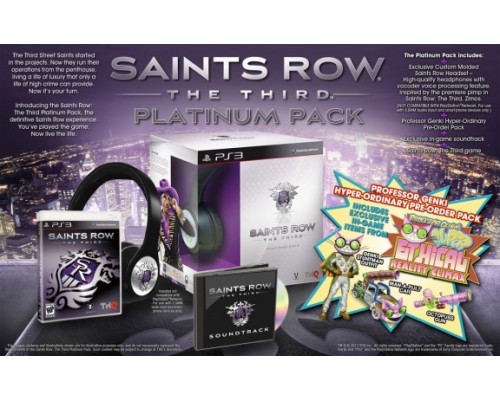 Игра PS3 (б/у): Saints Row: The Third Platinum Pack  *diskont (б/у)