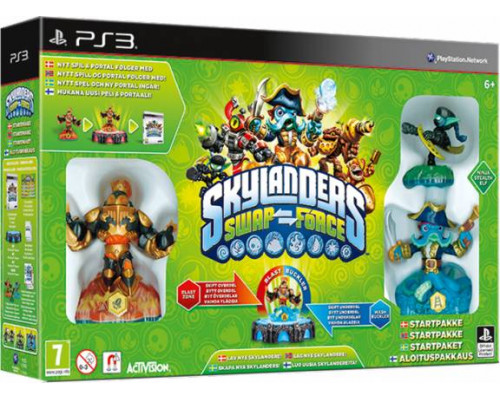 Игра PS3 (б/у): Skylanders Swap Force стартовый набор: игровой портал, Игра PS3 (б/у):, фигурки: Blaste Zone, Wash Buckler, Ninja Stealth Elf Русская Версия  *diskont (б/у)