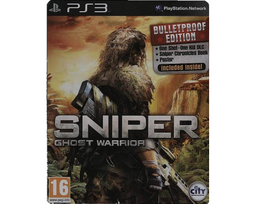 Игра PS3 (б/у): Снайпер Воин-Призрак (Sniper: Ghost Warrior) Bulletproof Edition (Специальное Издание) Русская Версия  *diskont (б/у)