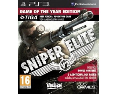 Игра PS3 (б/у): Sniper Elite V2 Издание Игра PS3 (б/у): Года (Game of the Year Edition)  *diskont (б/у)