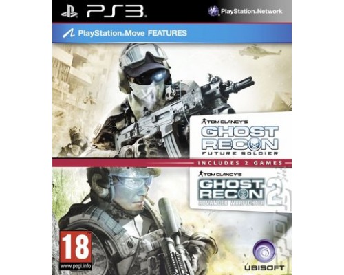 Игра PS3 (б/у): Tom Clancy's Ghost Recon Future Soldier + Advanced Warfighter 2  *diskont (б/у)