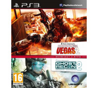 Игра PS3 (б/у): Tom Clancy's Rainbow Six: Vegas 2 + Tom Clancy's Ghost Recon: Advanced Warfighter 2 Double Pack  *diskont (б/у)