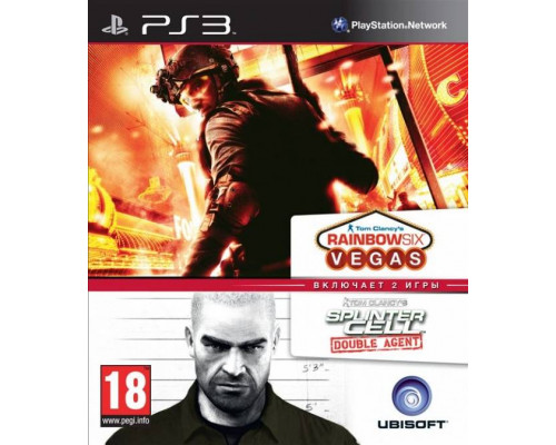 Игра PS3 (б/у): Tom Clancy's Splinter Cell: Double Agent (Двойной агент) + Rainbow Six Vegas  *diskont (б/у)