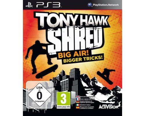 Игра PS3 (б/у): Tony Hawk SHRED: Skateboard Bundle (Игра PS3 (б/у): + Беспроводной контроллер в виде доски для скейтборда)  *diskont (б/у)