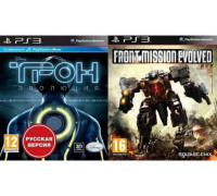 Игра PS3 (б/у): Трон: Эволюция (Tron Evolution) Русская Версия c поддержкой Move + Front Mission Evolved  *diskont (б/у)