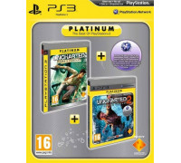 Игра PS3 (б/у): Uncharted: Drake's Fortune + Uncharted 2: Among Thieves Русская Версия Platinum  *diskont (б/у)