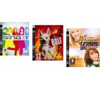 Игра PS3 (б/у): Вольт Русская Версия + Hannah Montana the Movie + Disney Sing It  *diskont (б/у)