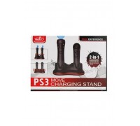 Для PS3: Зарядная станция PEGA Double Charger Charging Dock Stand для контроллеров Move