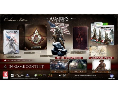 Игра Xbox 360 (б/у): Assassin's Creed 3 (III) Free...