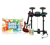 Игра Xbox 360 (б/у): Band Hero Band Bundle (Игра Xbox 360 (б/у): + Гитара + Барабаны + Микрофон) *diskont (б/у)