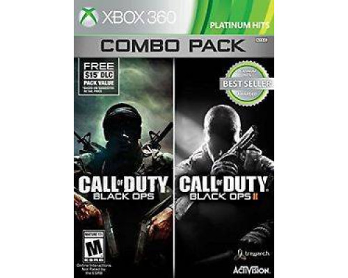 Игра Xbox 360 (б/у): Call of Duty: Black Ops Combo Pack *diskont (б/у)