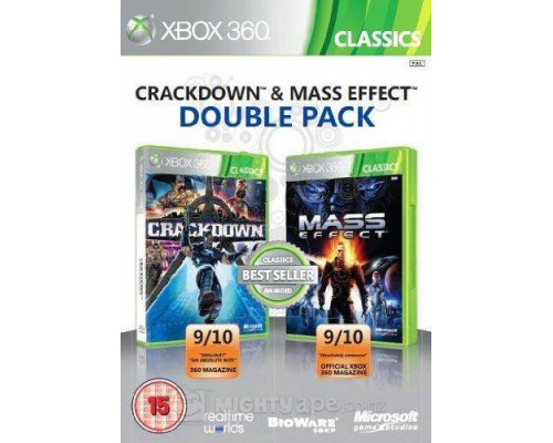 Игра Xbox 360 (б/у): Crackdown and Mass Effect *diskont (б/у)