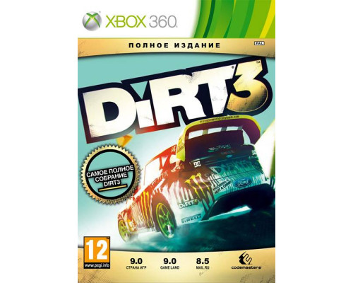 Игра Xbox 360 (б/у): DiRT 3 Полное издание (Complete Edition) *diskont (б/у)