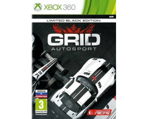 Игра Xbox 360 (б/у): GRID: Autosport Black Edition Ограниченное издание (Limited Edition) Русская Версия *diskont (б/у)