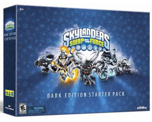 Игра Xbox 360 (б/у): Skylanders SWAP Force Dark Edition Starter Pack (Стартовый набор Тёмное издание): игровой портал, Игра Xbox 360 (б/у):, фигурки *diskont (б/у)