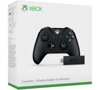 Для XboxOne (б/у):Геймпад Microsoft Xbox One S/X Controller + Ресивер Wireless Adapter *diskont (б/у)