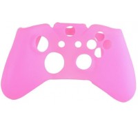 Для XboxOne (б/у):Силиконовый чехол для геймпада Microsoft XBOX One Wireless Controller (розовый) *diskont (б/у)