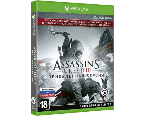 Игра Xbox One (б/у): Assassin’s Creed III. Обновленная версия (русская версия) *diskont (б/у)