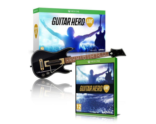 Игра Xbox One (б/у): Guitar Hero Live Bundle (гитара + Игра Xbox One (б/у):)  *diskont (б/у)
